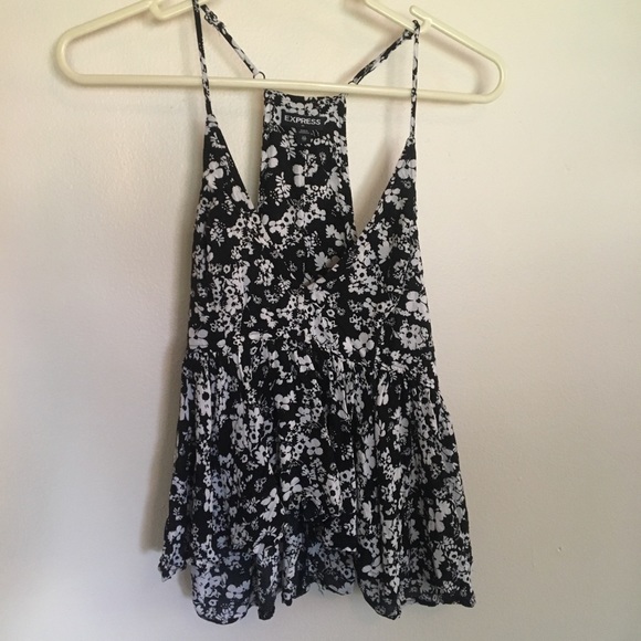 Blue Floral Blouse - Picture 3 of 3